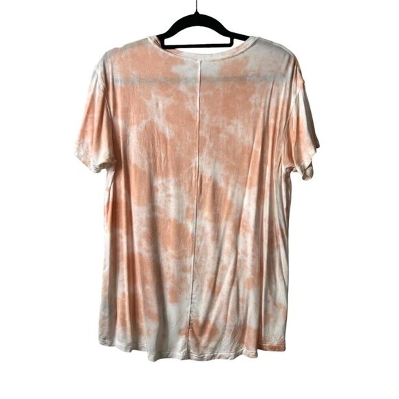 American Eagle soft & sexy orange tie dye t-shirt oversized women’s size small - Picture 2 of 8